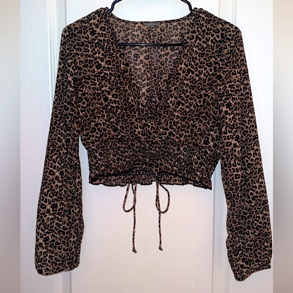 Cheetah crop top